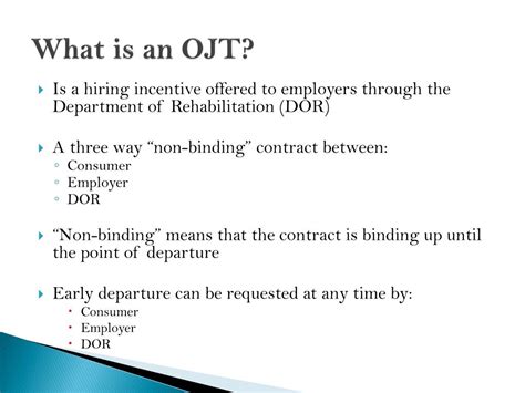 OJT Meaning .